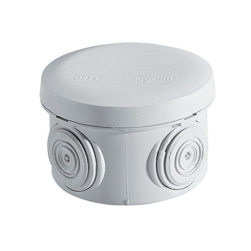 Boîte de dérivation ronde plexo - gris diamètre 60, LEGRAND