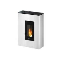 Poêle à granulés FREEPOINT Atrium 5 airtight blanc 5.2 kW