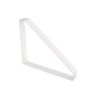 Equerre Style industriel acier mat blanc, H.21 x P.21 cm REI