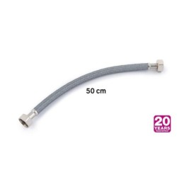 Flexible d'alimentation 50 cm femelle / femelle 15 x 21 polyéthylène ondulé 20 ans