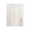 Vitrage transparent Tamara blanc et dore l. 80 x H. 160 cm