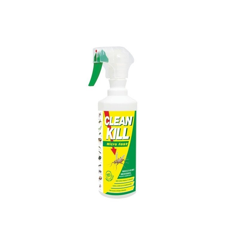 Insecticide universel pour insectes volants et rampants, CLEAN KILL, 0,5L