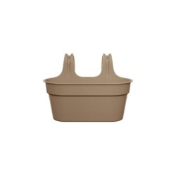 Pot accroche balcon 35 cm taupe NATERIAL