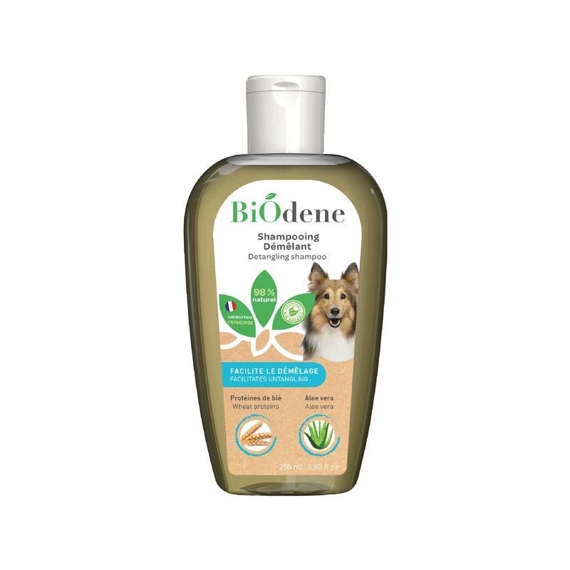 Shampooing démêlant pour chien, BIODENE, 250 ml