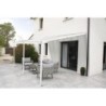 Pergola adossée DCB GARDEN Cielo-4x3-b aluminium blanc, 9.36 m²