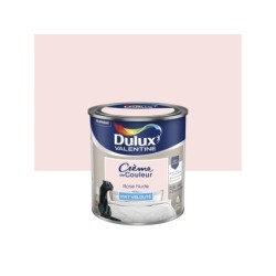 Peinture mur, boiserie Crème de couleur DULUX VALENTINE rose nude mat 0.5 L