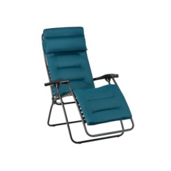 Relax de jardin LAFUMA MOBILIER Relax clip air comfort en acier bleu