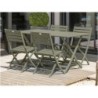 Table de jardin DCB GARDEN Marius rectangulaire vert 4 personnes