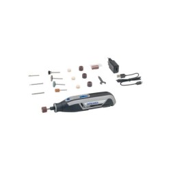 Outil multi-usages sans fil DREMEL Lite 7760 + 15 accessoires, 3.6 V 2 Ah