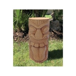 Statue Tiki Haka bois coco H.100 cm