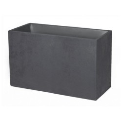 Muret EDA Basalt l.39.5 x H.60 cm 116L gris anthracite