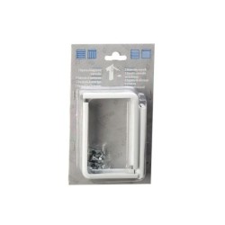 Lot de 2 équerres murales blanches pour tout type de store, 6 à 16 cm