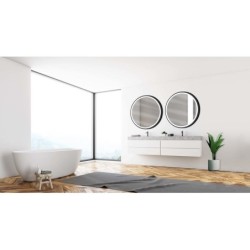 Miroir lumineux, l.120 x H.120 cm Diam.120 cm Swann