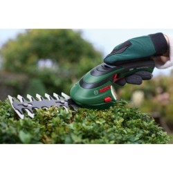 Taille-herbe sur batterie BOSCH Isio 3 + ciseaux de jardin L.12 cm 3.6 V