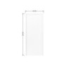 Bloc-porte Cali blanc, H.204 x l.83 cm, reversible