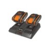 Lot de 2 batteries et 1 chargeur WORX Wa611