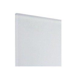 Fond de hotte verre blanc satin 60 x 45 cm