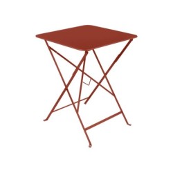 Table de repas, FERMOB, 57 x 57 cm, ocre rouge