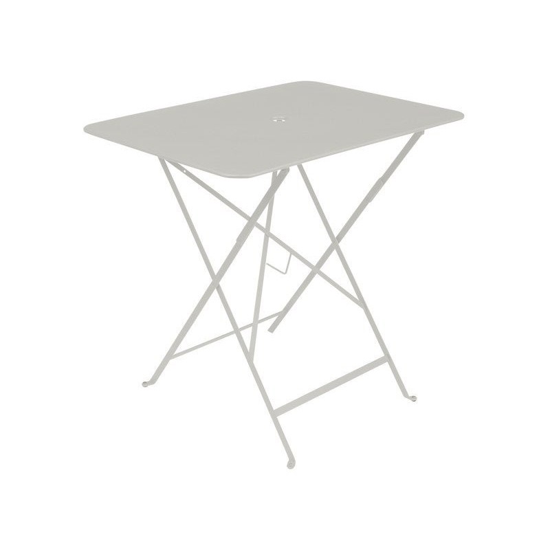 Table de jardin, FERMOB Bistro, 77 x 57 cm, gris argile