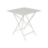 Table de jardin carré, FERMOB Bistro, 4 personnes, gris/argent