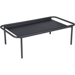 Table basse rectangulaire, FERMOB COOLSIDE, 1 personnes, noir