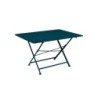 Table de jardin rectangulaire, FERMOB Cargo, 6 personnes, bleu acapulco