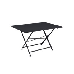 Table de jardin rectangulaire, FERMOB Cargo, 6 personnes, noir