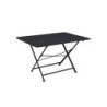 Table de jardin rectangulaire, FERMOB Cargo, 6 personnes, noir