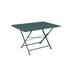 Table de jardin rectangulaire, FERMOB Cargo, 6 personnes, gris/argent