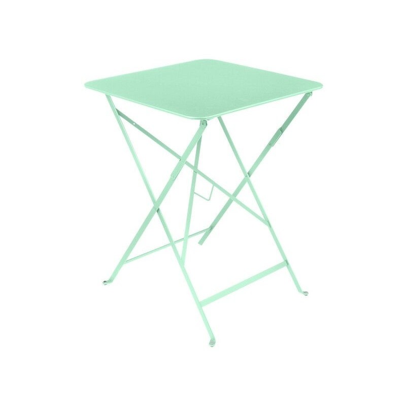 Table de jardin FERMOB carré 2 personnes vert opaline