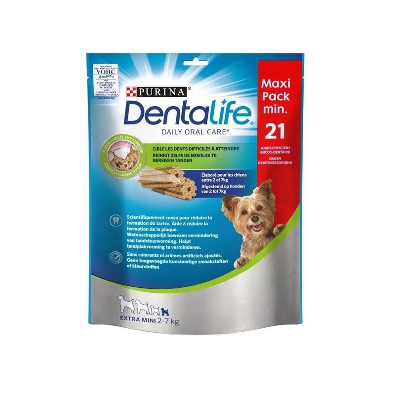 Friandise pour chien extra mini, DENTALIFE, 21 jours 207 g