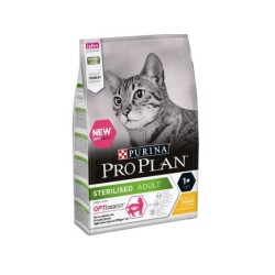 Croquette pour chat adulte stérilisé au poulet Pro Plan, PURINA, 3 kg