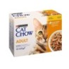 Patée pour chat adulte au poulet courgettes Cat Chow, PURINA, 10 x 85 g