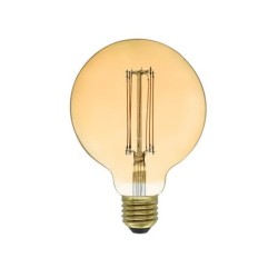 Ampoule décorative led a filament ambre E27 5.8 W, LEXMaN