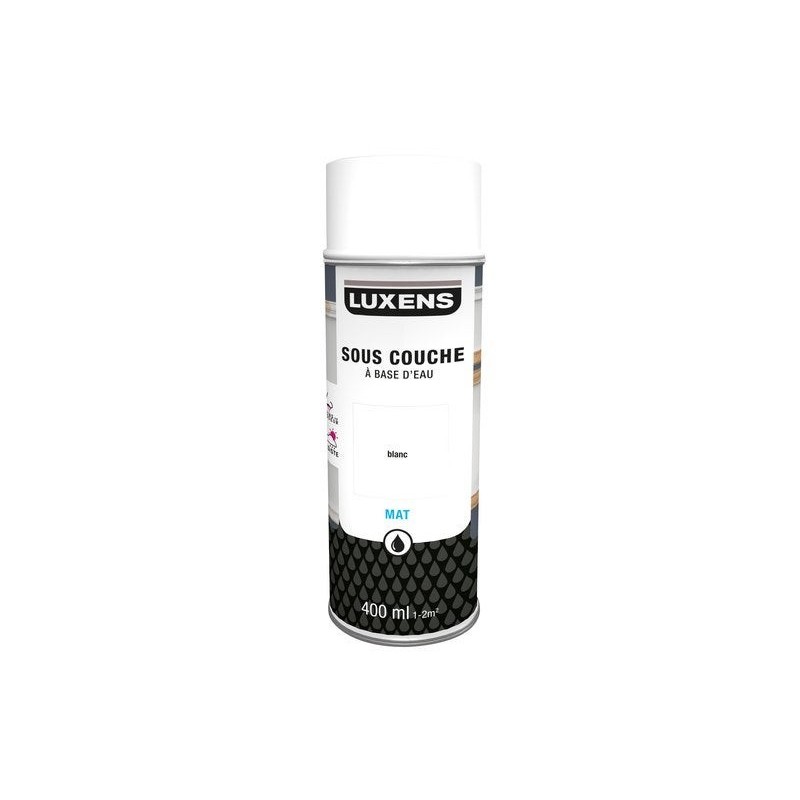 Sous-couche en bombe aérosol int/ext Aqueuse LUXENS 400 ml