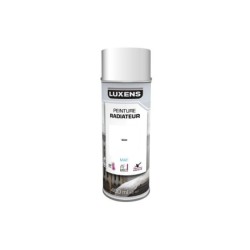 Peinture aérosol Radiateur LUXENS blanc mat 400 ml