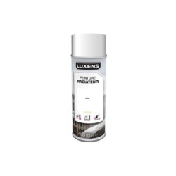 Peinture aérosol Radiateur LUXENS blanc satiné 400 ml