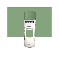 Peinture aérosol Multisupports LUXENS vert olivier ral 6021 satiné 400 ml