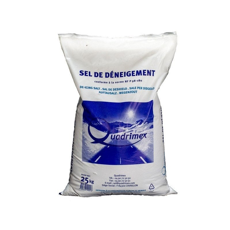 Sel De Déneigement 0/5 En Sac 25 Kg