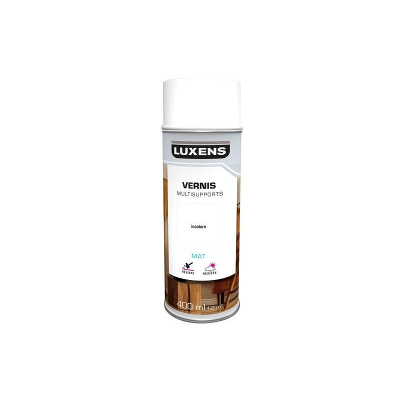 Vernis en bombe aérosol LUXENS mat 400 ml