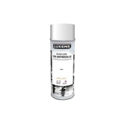 Peinture aérosol Fer antirouille LUXENS blanc brillant 400 ml