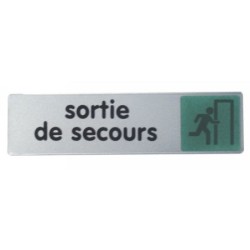 Plaque Sortie De Secours En Plastique