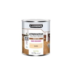 Vitrificateur parquet Haute resistance LUXENS, incolore satine, 0.75 l