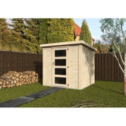 Abri de jardin bois  KIPLA aXESS+ CONTACT Ep. 19 mm, 5.17 m²