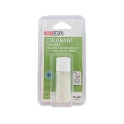 Colorant pour résine époxy en poudre SOLOPLAST 15ml bleu vert