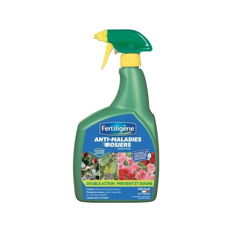 Traitement des maladies rosiers FERTILIGENE , pourarbres et arbustes, 800ml