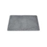 Tapis de bain l.50 x L.80 cm gris, Icone NORASIA