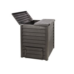 Composteur d'extérieur, GARANTIA thermo-wood, 400 litres, gris