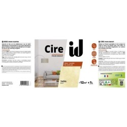 Cire Pour enduit, ID, sable mat, 1 l