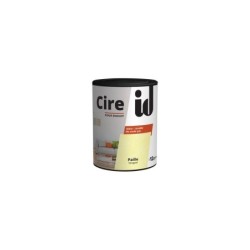 Cire  pour enduit ID, jaune paille mat, 1 l